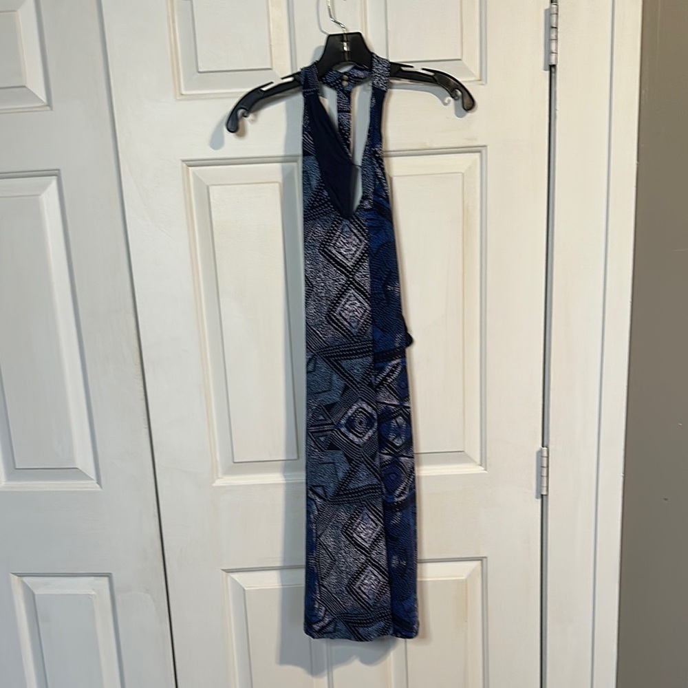 Tart Blue Geometric Mini Dress
